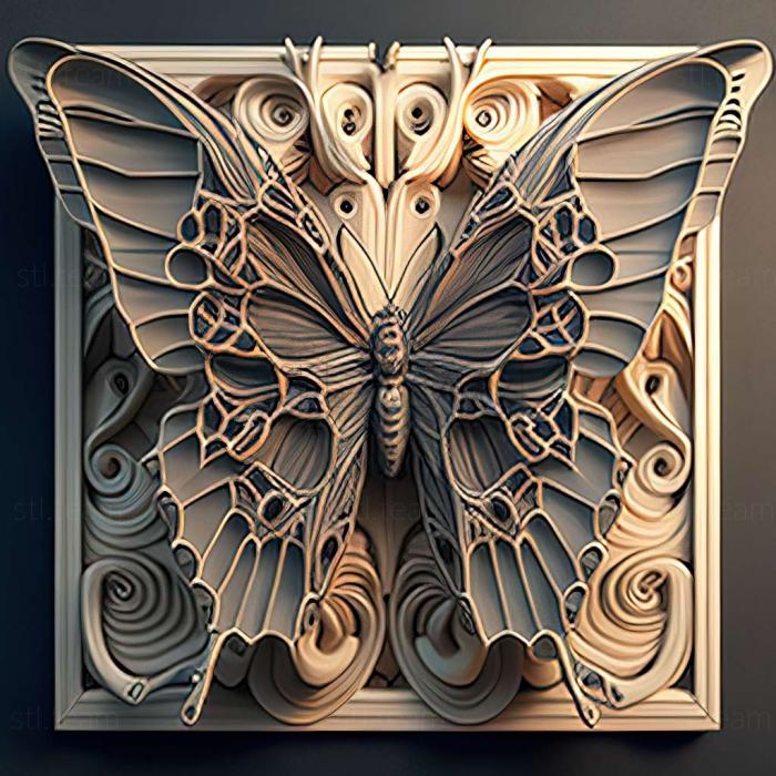 3D model Papilio crino (STL)